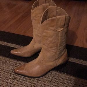 Aldo cowboy boots size 39  9 US